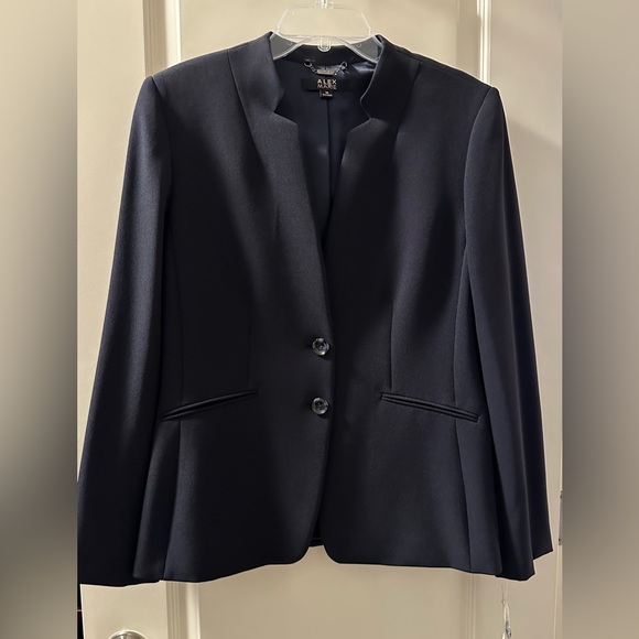 Alex Marie Jackets & Blazers - Alex Marie Navy Blue Blazer